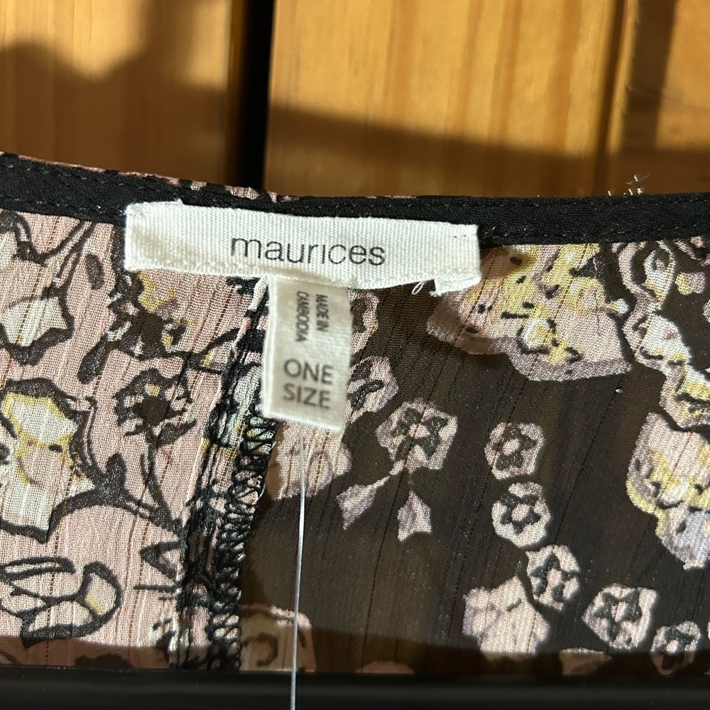 🔥 Last Chance! MAURICES NWT One Size Fits All Sheer Kimono - Picture 6 of 6